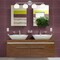Designers Fountain Moon Breeze 32.5in 4-Light Polished Nickel Modern Indoor Vanity Light with Etched Opal Glass Shades D251H-4B-PN - alternate 2